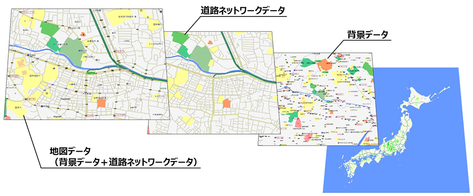 GIS向け地図データベース