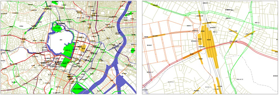 住友電工製全国デジタル道路地図データベース