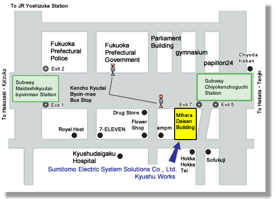 Kyushu Works MAP